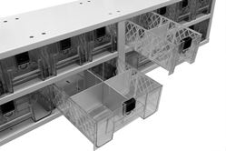 Containers in super-strong clear plastic